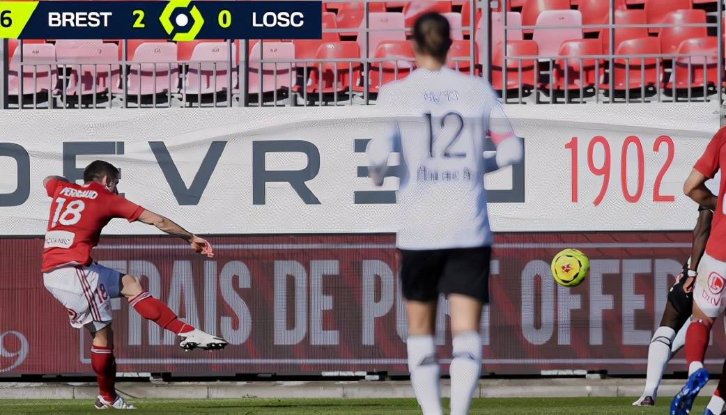  里尔爆冷击败布雷斯特，法甲中游集团竞争白热化